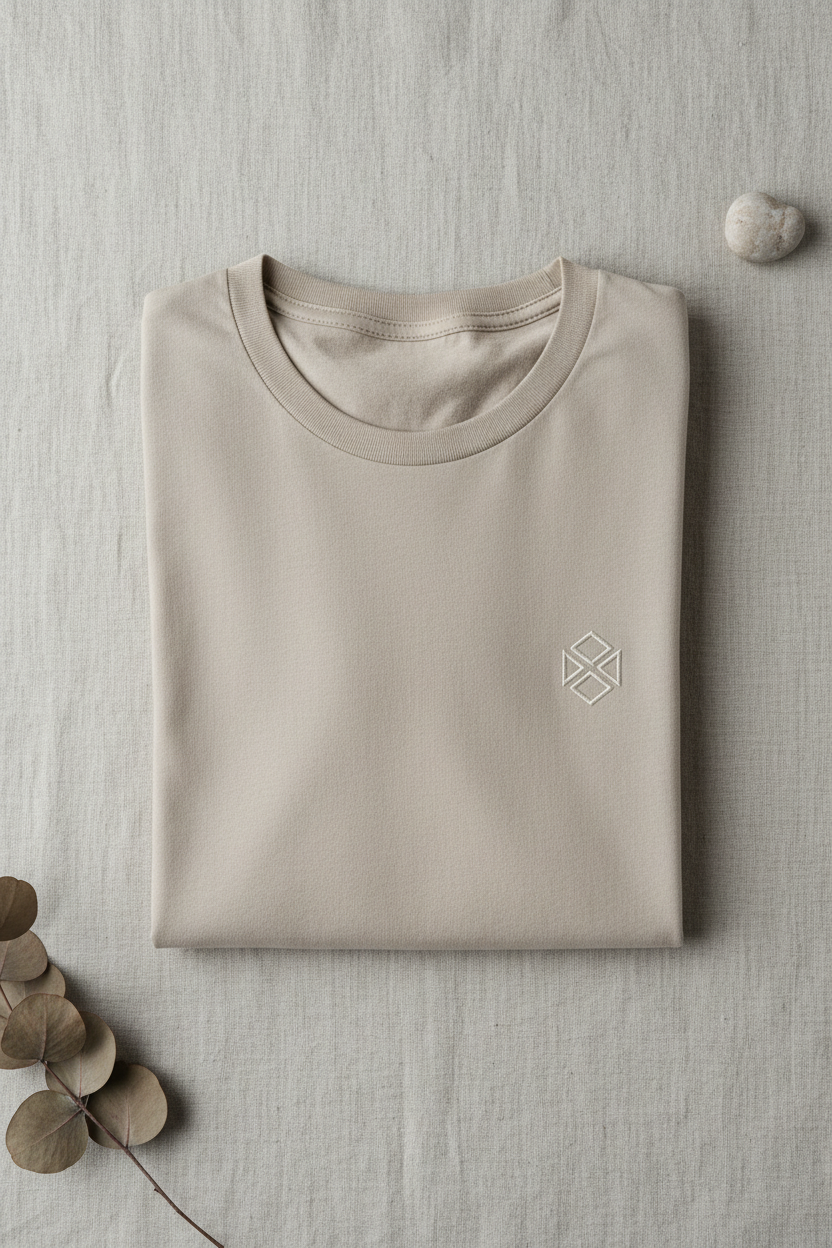 Minimal Embroidered Tee